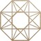 Ekena Millwork Guardian Wood Fretwork Pierced Ceiling Medallion, Hickory, 16"OD x 6 1/4"ID x 1/4"T CMWP16X16X0250GDHI - alternate 1